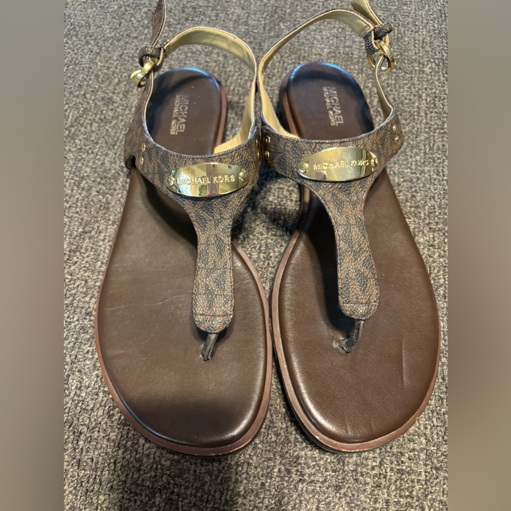 Michael Kors logo sandals